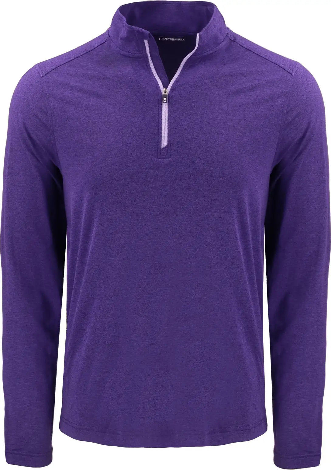 Cutter & Buck Mck01347 Coastline Epic Comfort Recycled Mens Quarter Zip - College Purple