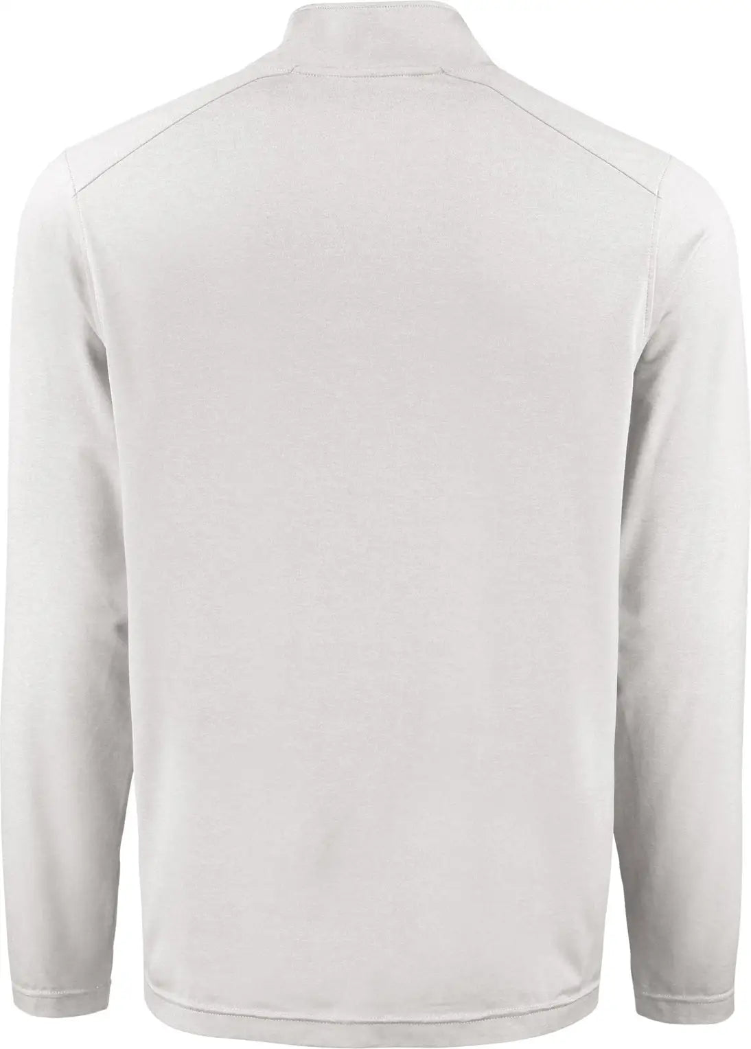 Cutter & Buck Mck01347 Coastline Epic Comfort Recycled Mens Quarter Zip - Concrete
