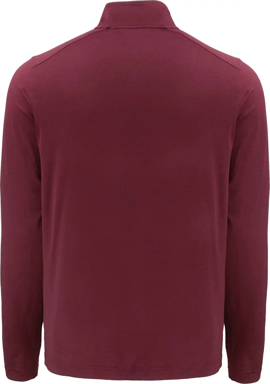 Cutter & Buck Mck01347 Coastline Epic Comfort Recycled Mens Quarter Zip - Bordeaux