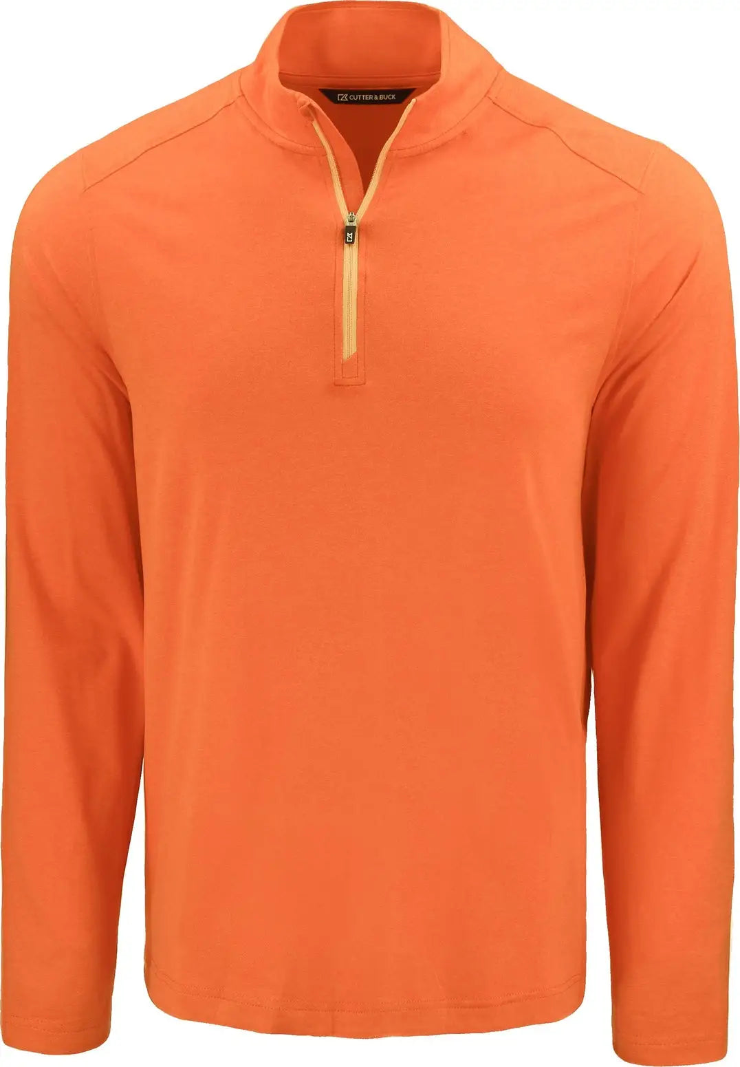 Cutter & Buck Mck01347 Coastline Epic Comfort Recycled Mens Quarter Zip - College Orange