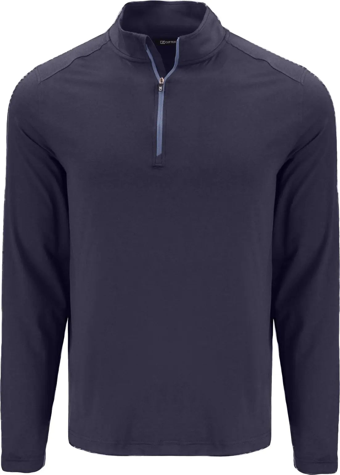 Cutter & Buck Mck01347 Coastline Epic Comfort Recycled Mens Quarter Zip - Navy Blue