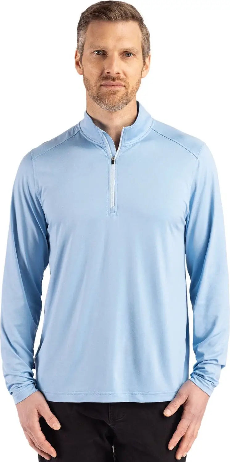 Cutter & Buck Mck01347 Coastline Epic Comfort Recycled Mens Quarter Zip - Atlas - Adult s