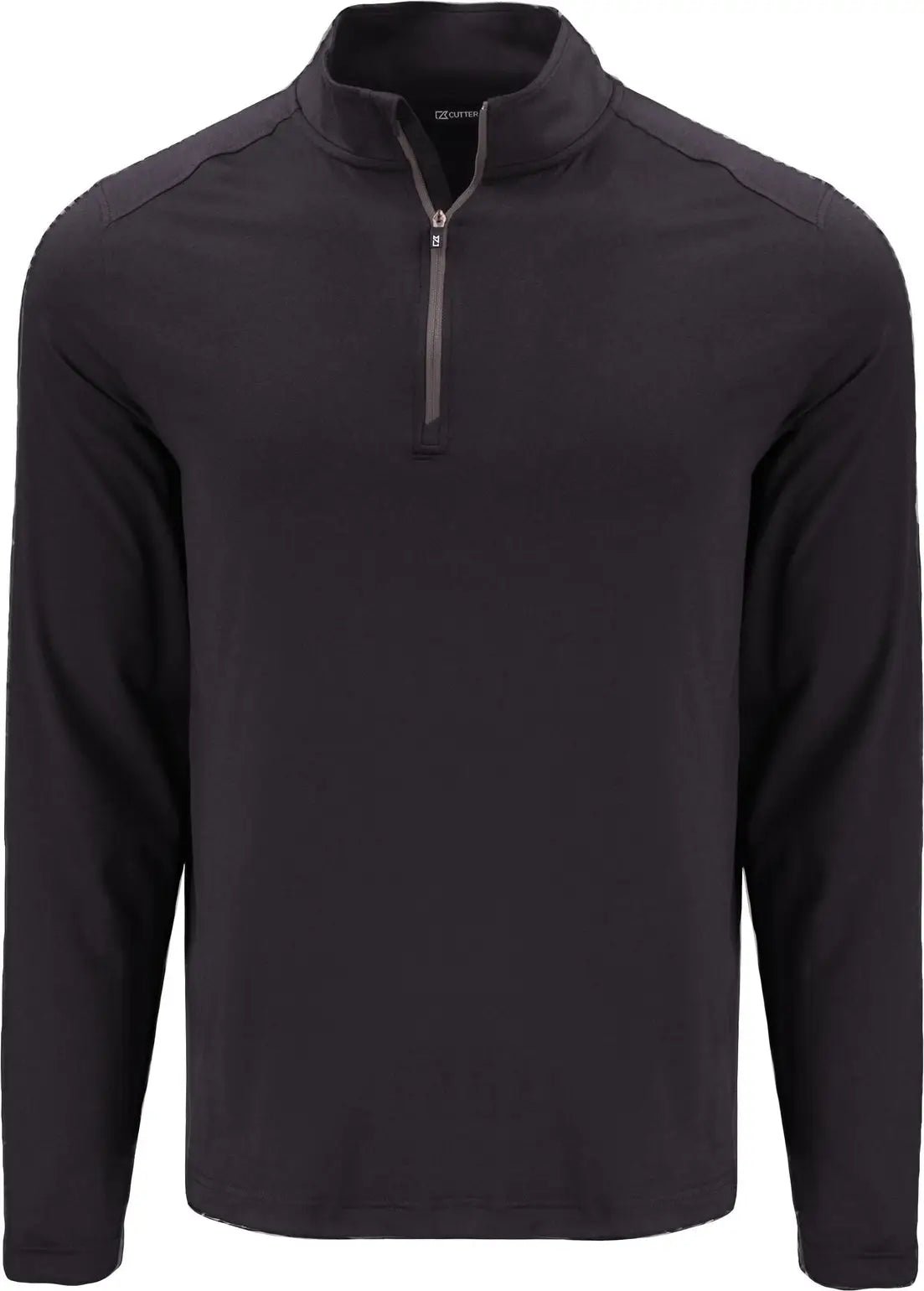 Cutter & Buck Mck01347 Coastline Epic Comfort Recycled Mens Quarter Zip - Black