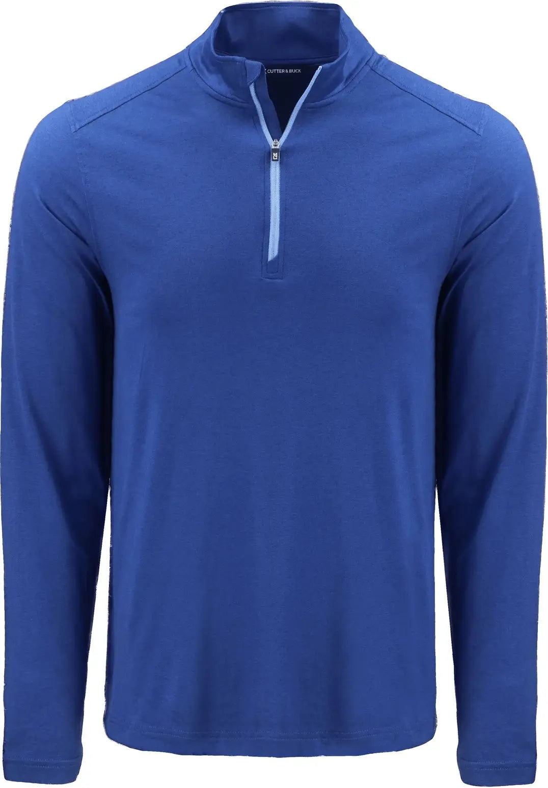 Cutter & Buck Mck01347 Coastline Epic Comfort Recycled Mens Quarter Zip - Tour Blue