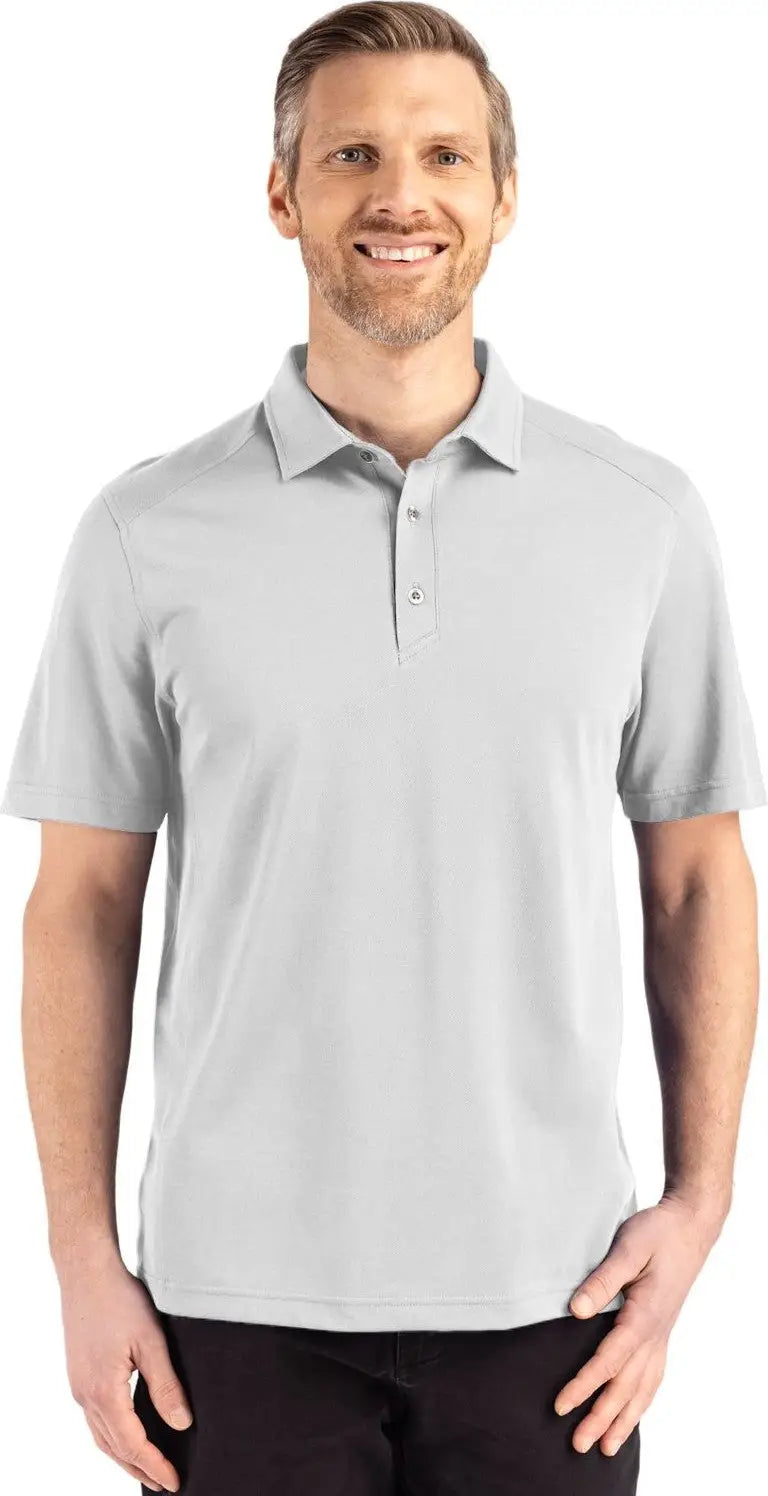 Cutter & Buck Mck01358 Advantage Refresh Epic Confidence Recycled Mens Tri-blend Pique Polo - Concrete - Concrete