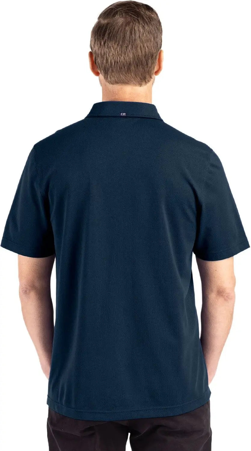 Cutter & Buck Mck01358 Advantage Refresh Epic Confidence Recycled Mens Tri-blend Pique Polo - Liberty Navy