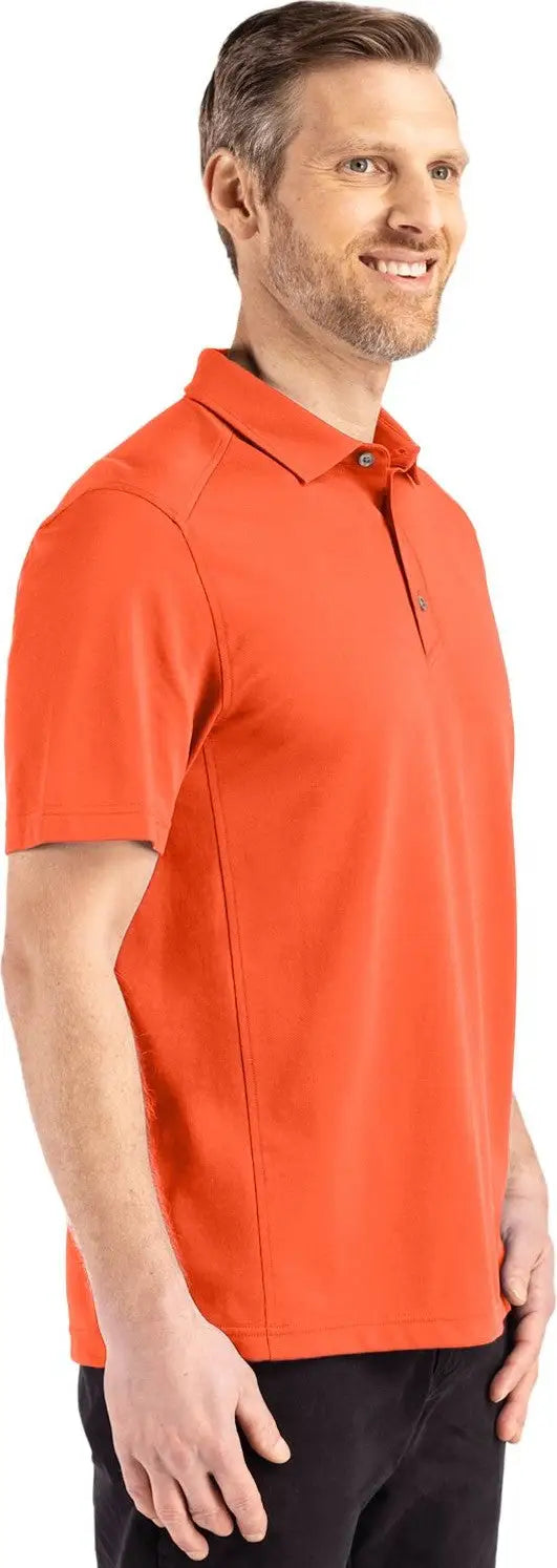 Cutter & Buck Mck01358 Advantage Refresh Epic Confidence Recycled Mens Tri-blend Pique Polo - College Orange