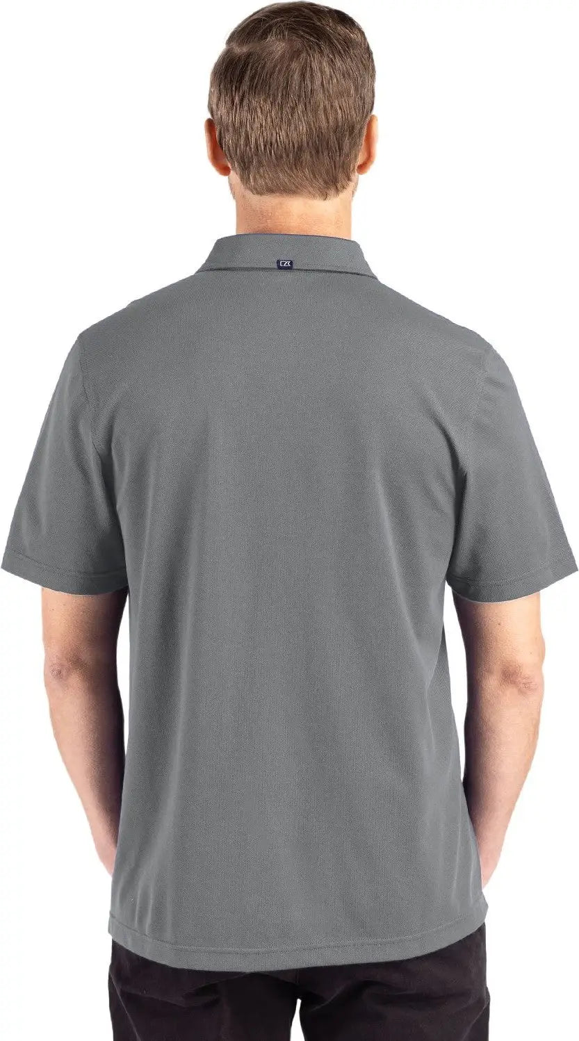 Cutter & Buck Mck01358 Advantage Refresh Epic Confidence Recycled Mens Tri-blend Pique Polo - Elemental Gray