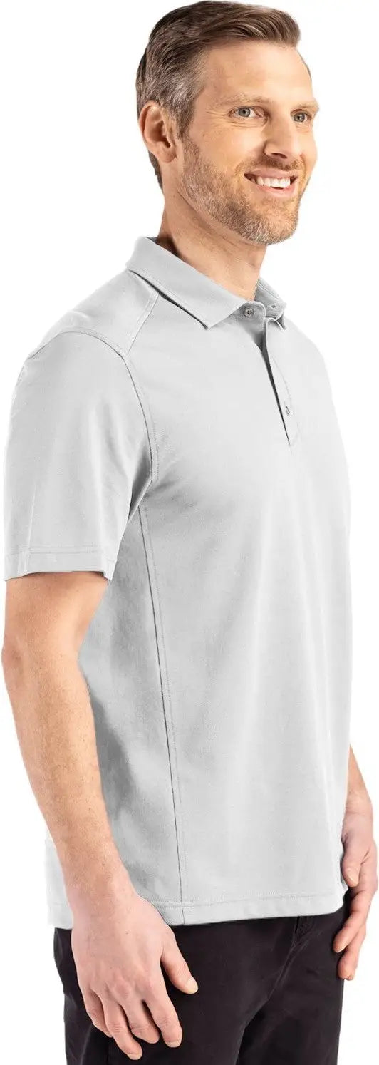 Cutter & Buck Mck01358 Advantage Refresh Epic Confidence Recycled Mens Tri-blend Pique Polo - Concrete