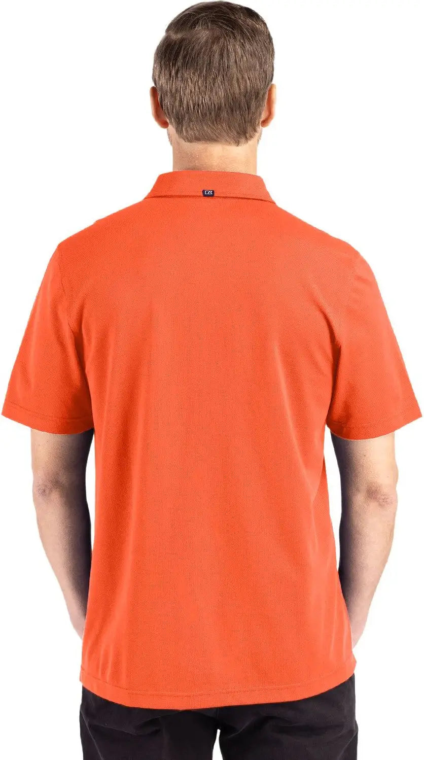 Cutter & Buck Mck01358 Advantage Refresh Epic Confidence Recycled Mens Tri-blend Pique Polo - College Orange