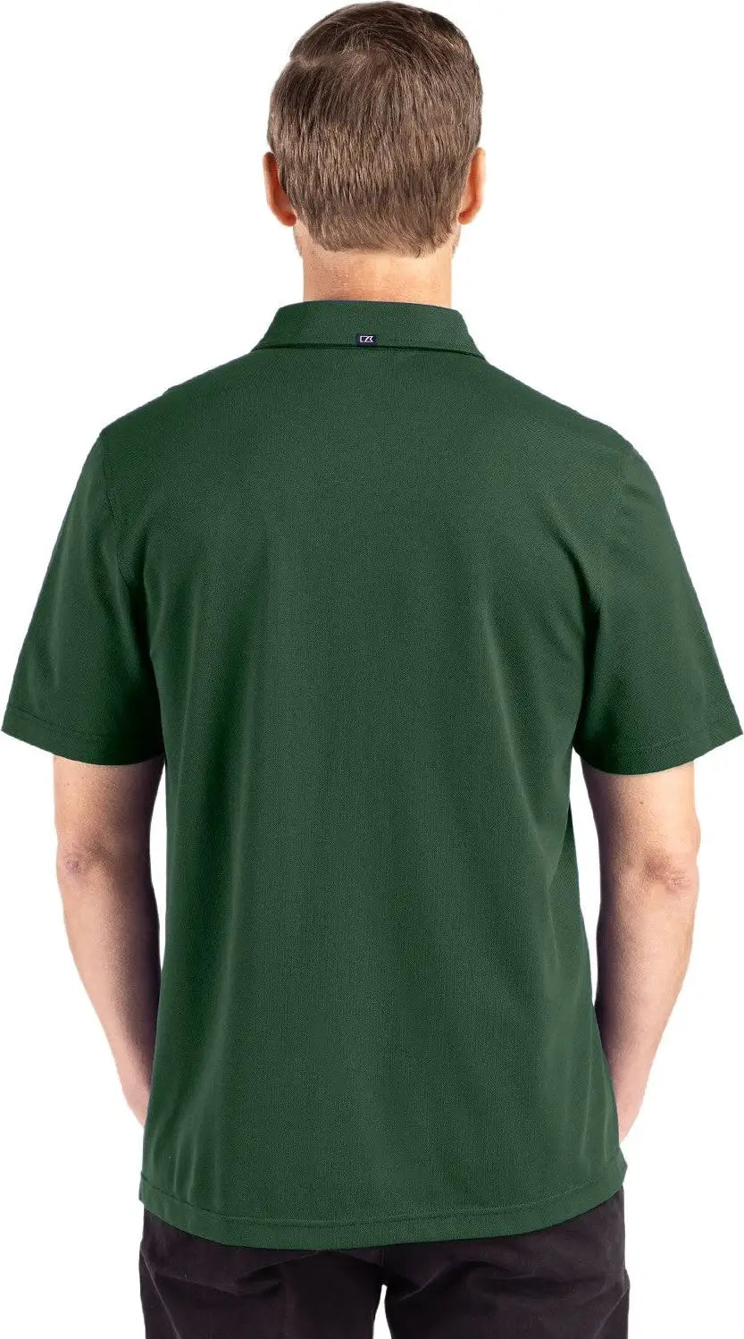 Cutter & Buck Mck01358 Advantage Refresh Epic Confidence Recycled Mens Tri-blend Pique Polo - Hunter
