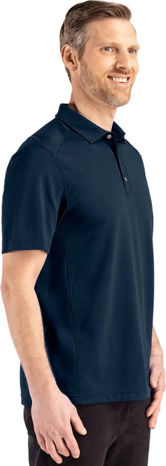 Cutter & Buck Mck01358 Advantage Refresh Epic Confidence Recycled Mens Tri-blend Pique Polo - Liberty Navy