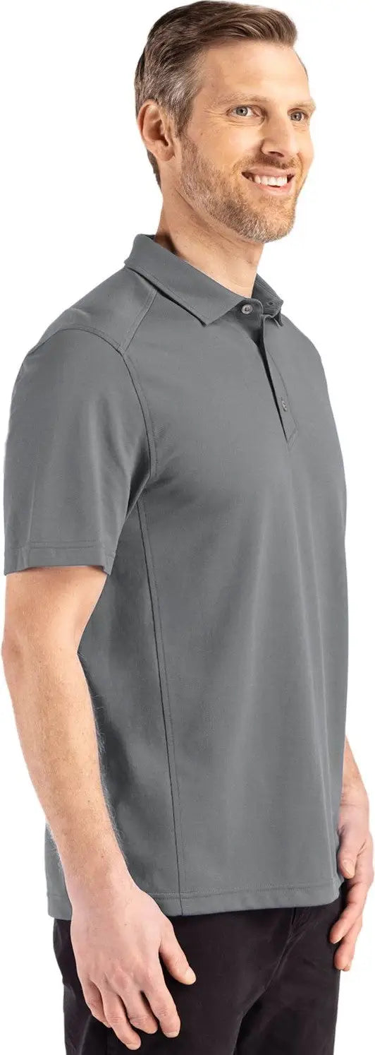 Cutter & Buck Mck01358 Advantage Refresh Epic Confidence Recycled Mens Tri-blend Pique Polo - Elemental Gray