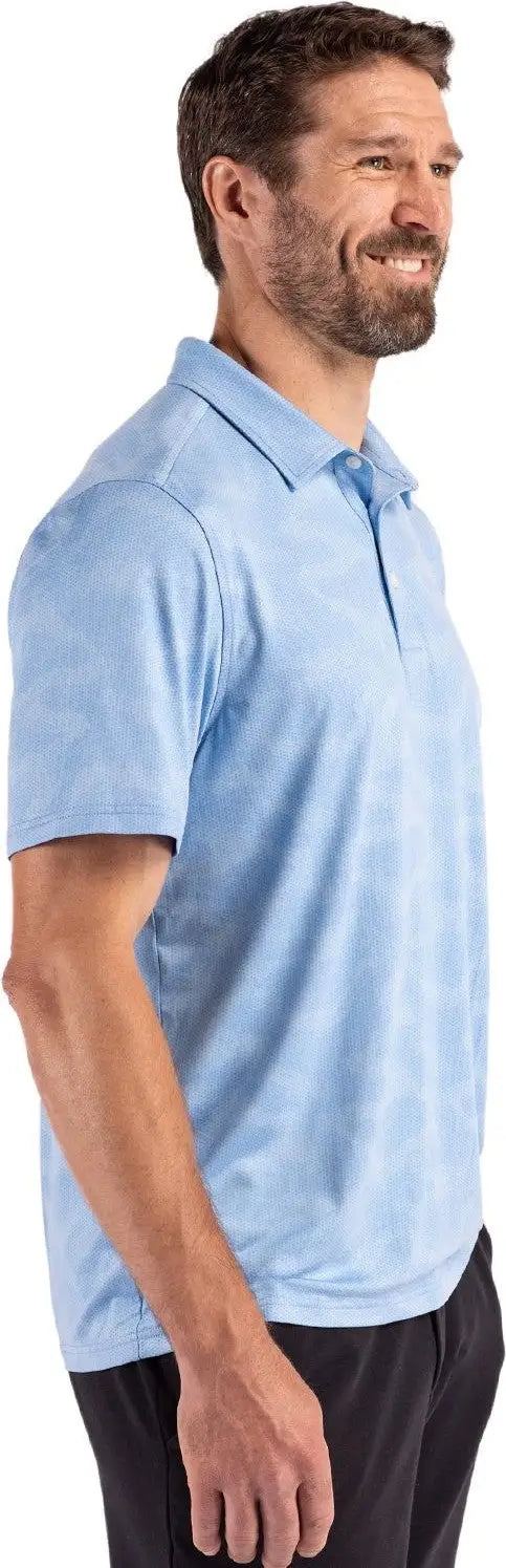 Cutter & Buck Mck01359 Coastline Epic Comfort Recycled Mens Camo Print Polo - Atlas - Adult s