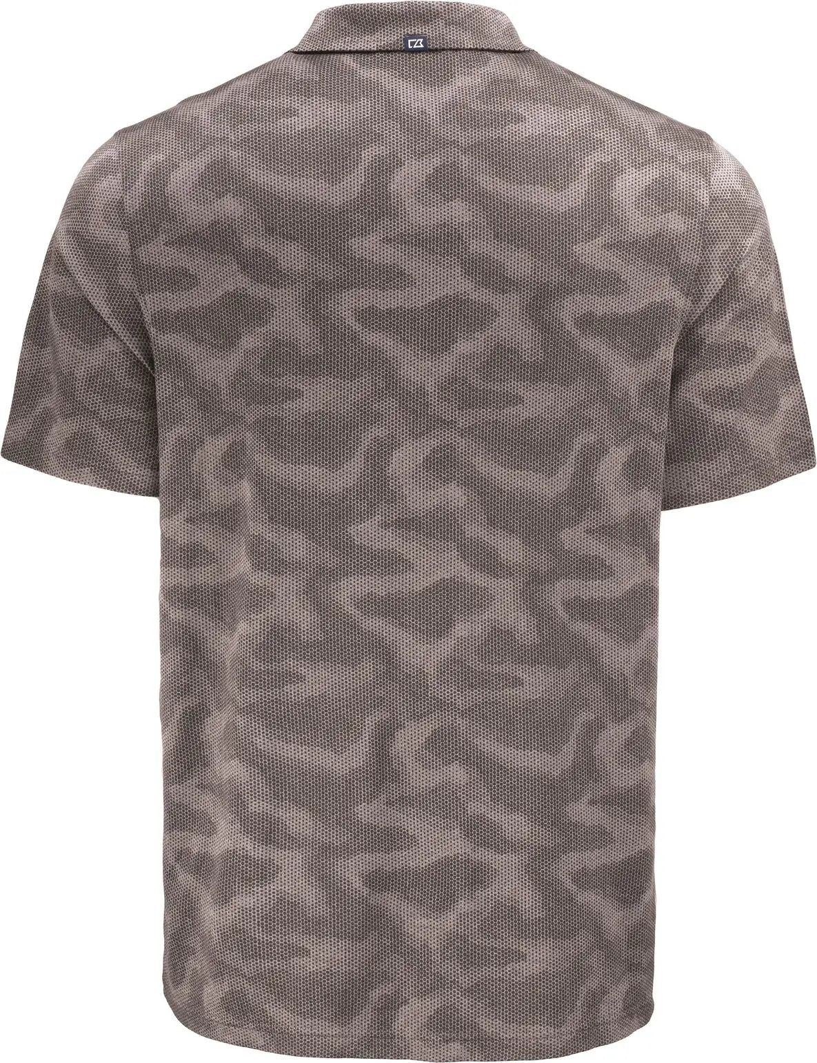 Cutter & Buck Mck01359 Coastline Epic Comfort Recycled Mens Camo Print Polo - Elemental Gray