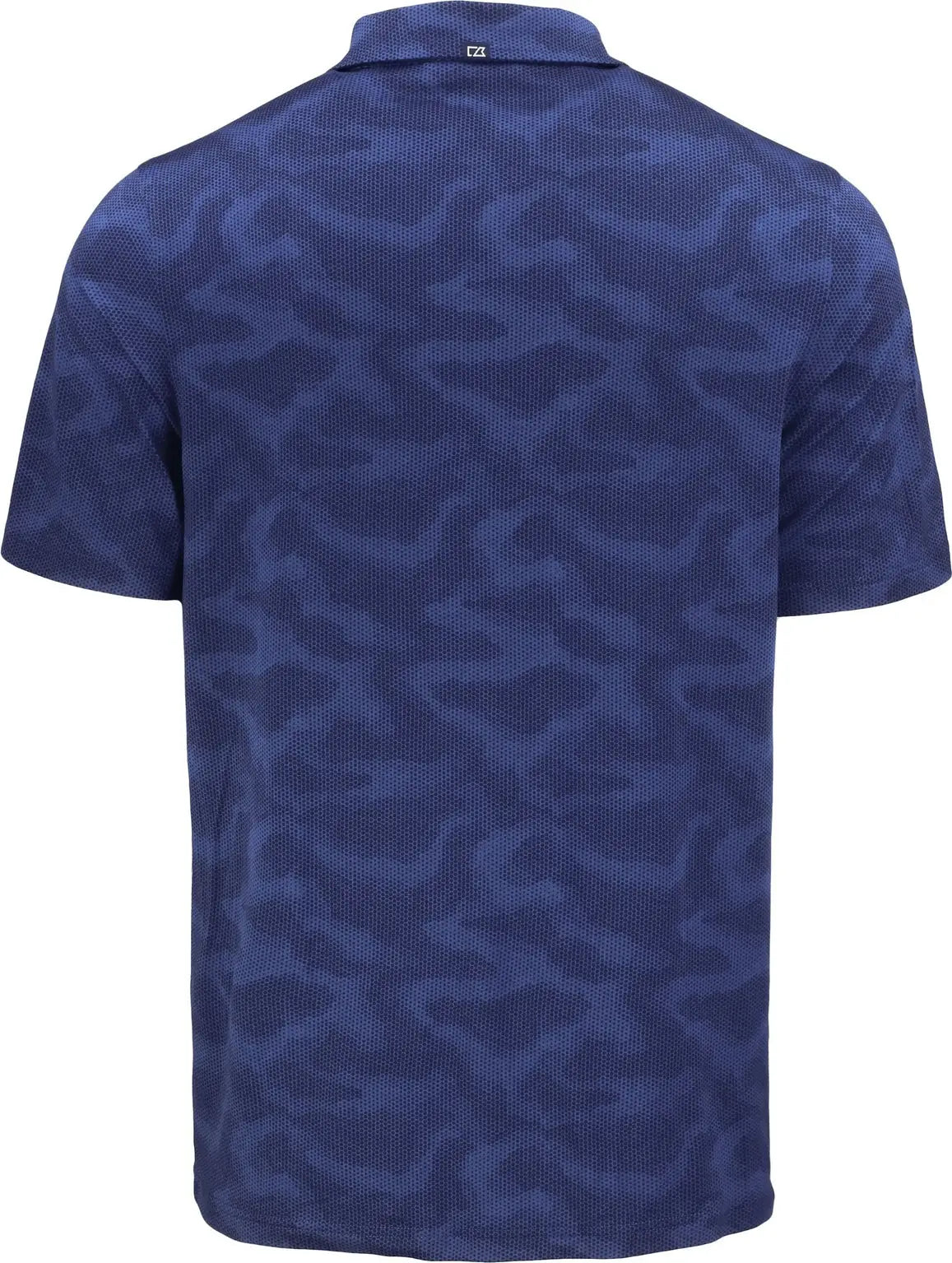 Cutter & Buck Mck01359 Coastline Epic Comfort Recycled Mens Camo Print Polo - Tour Blue