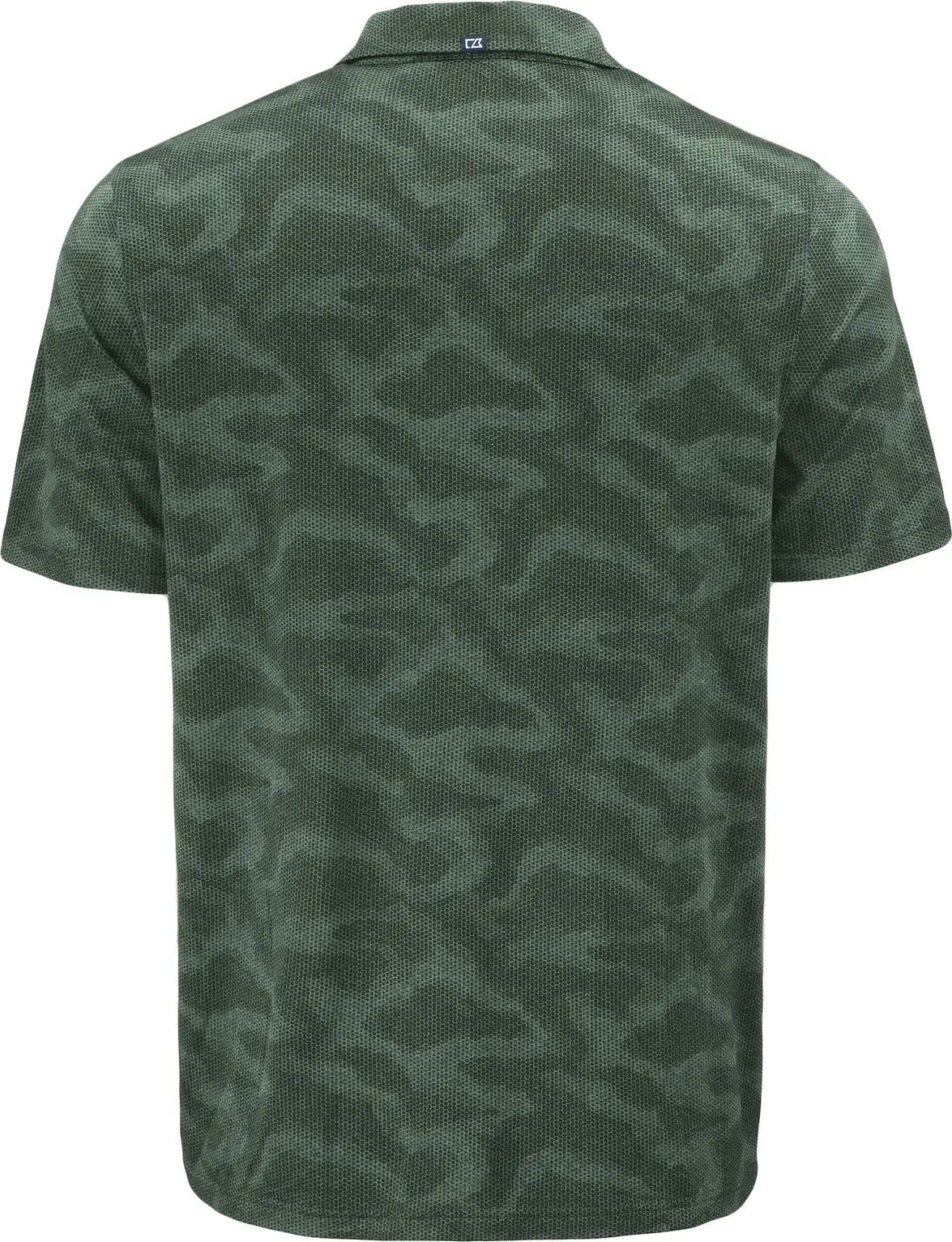 Cutter & Buck Mck01359 Coastline Epic Comfort Recycled Mens Camo Print Polo - Hunter
