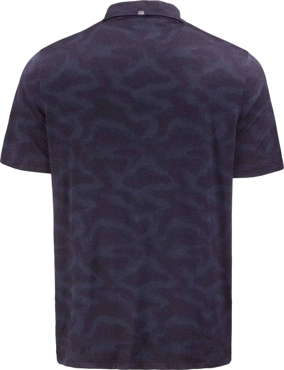 Cutter & Buck Mck01359 Coastline Epic Comfort Recycled Mens Camo Print Polo - Navy Blue
