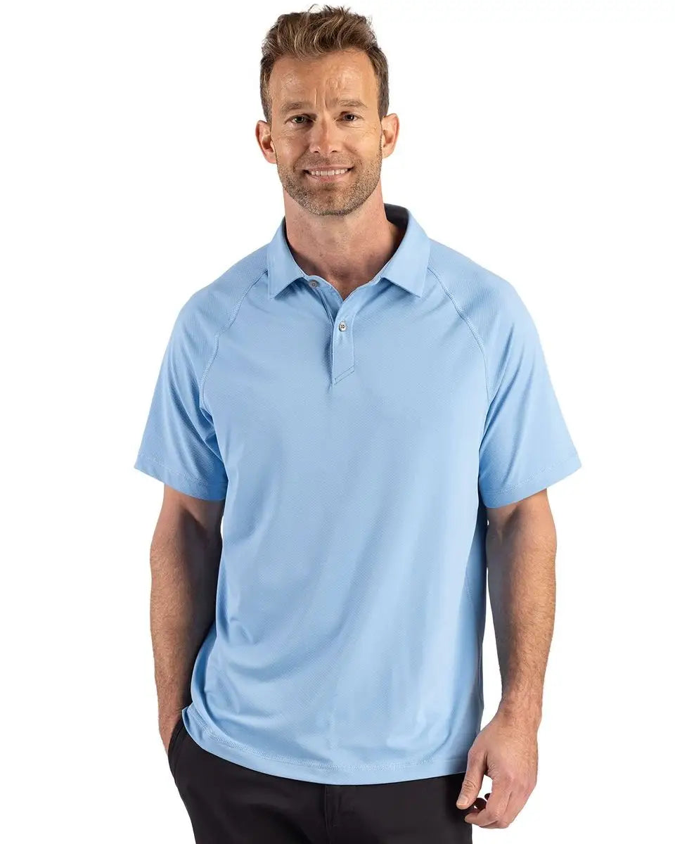 Cutter & Buck Mck01367 Prospect Epic Confidence Recycled Textured Stretch Mens Sport Polo - Atlas