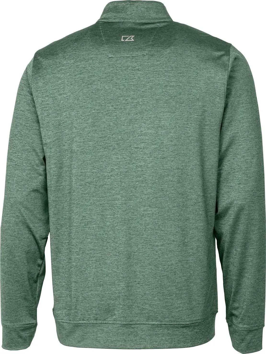 Cutter & Buck Mck09404 Stealth Heathered Quarter Zip Mens Pullover - Hunter