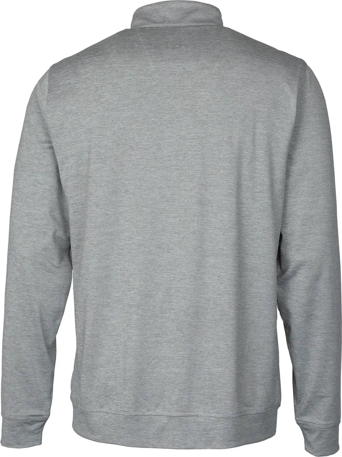 Cutter & Buck Mck09404 Stealth Heathered Quarter Zip Mens Pullover - Polished