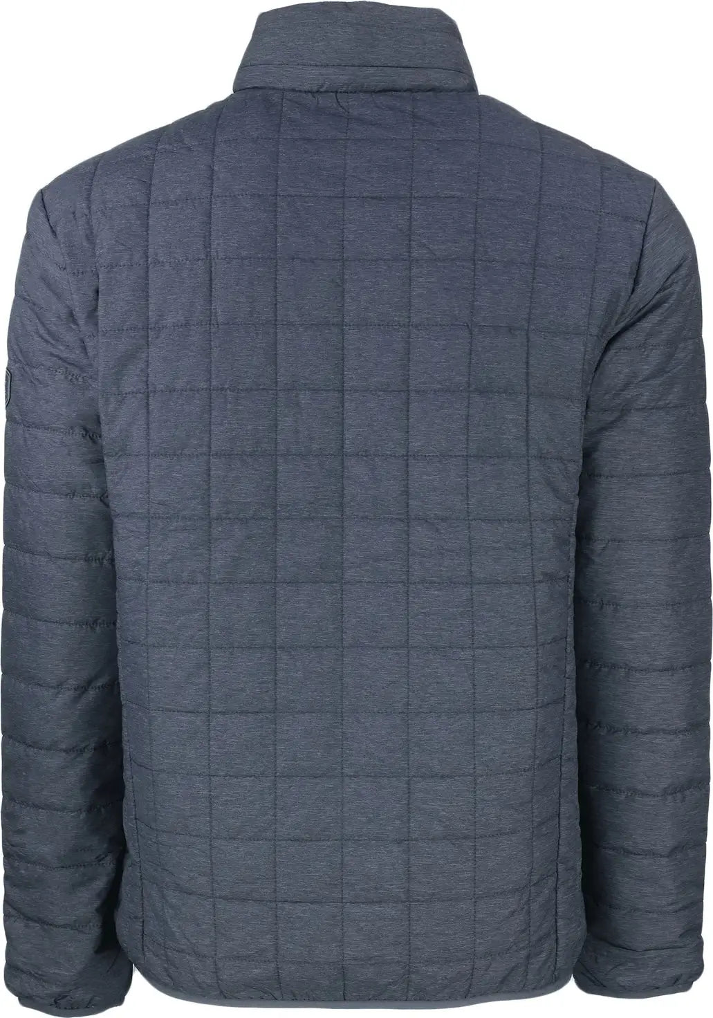 Cutter & Buck Mco00018 Rainier Primaloft® Mens Eco Insulated Full Zip Puffer Jacket - Anthracite Melange