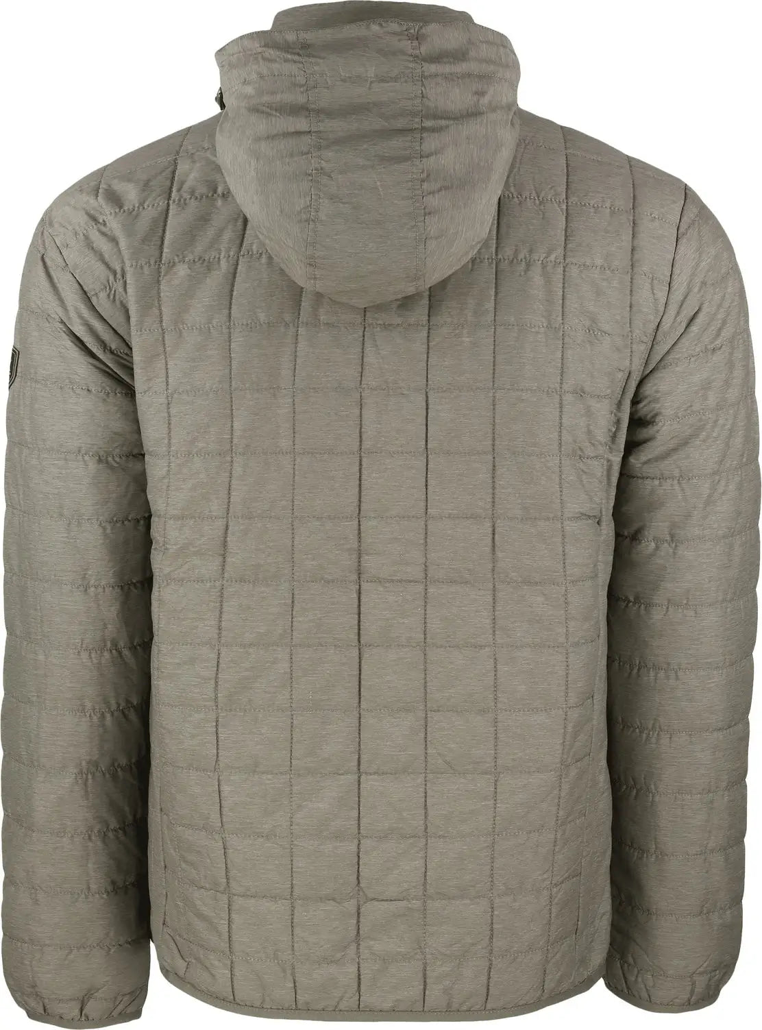 Cutter & Buck Mco00018 Rainier Primaloft® Mens Eco Insulated Full Zip Puffer Jacket - Poplar Melange