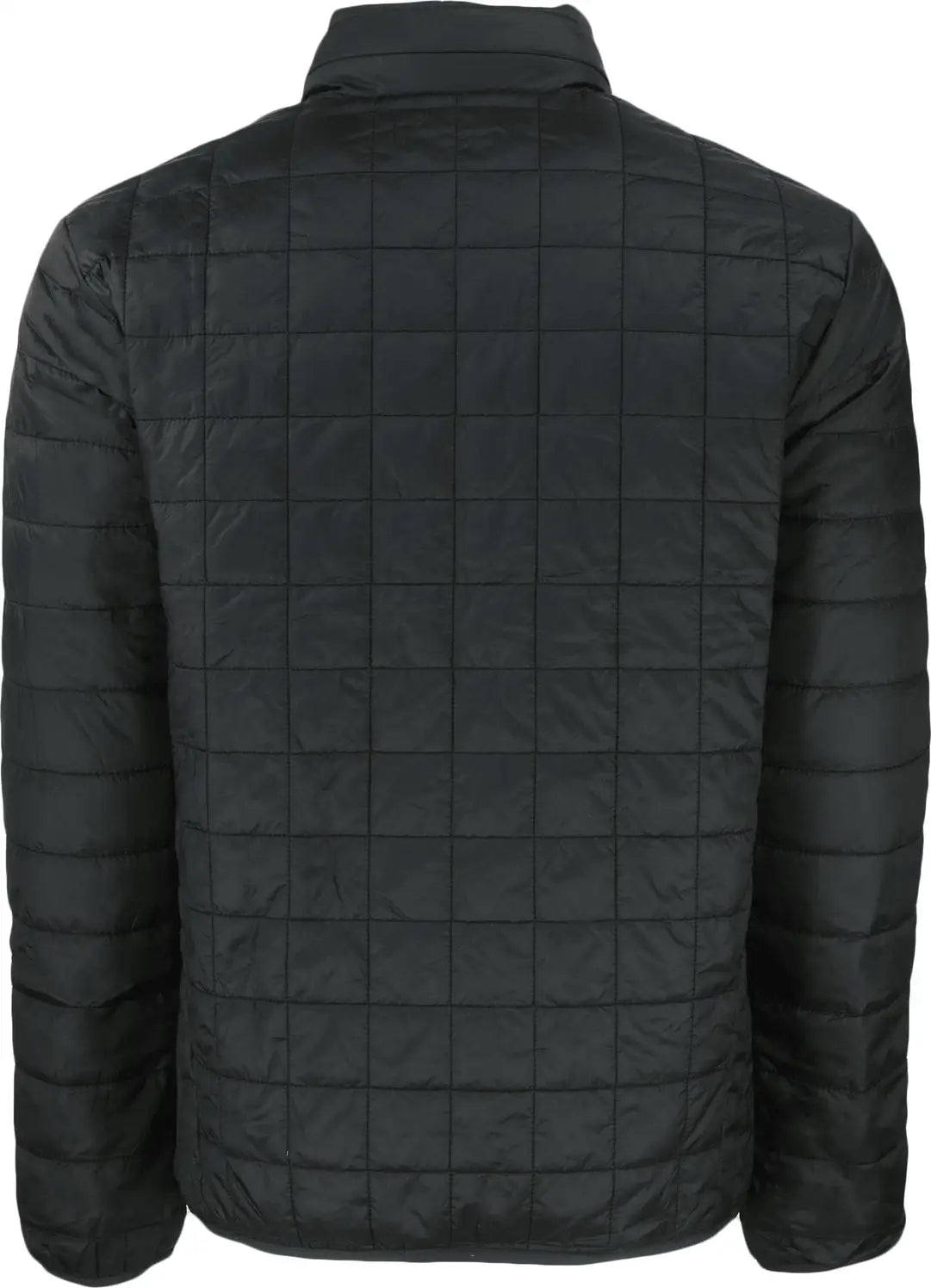 Cutter & Buck Mco00018 Rainier Primaloft® Mens Eco Insulated Full Zip Puffer Jacket - Black