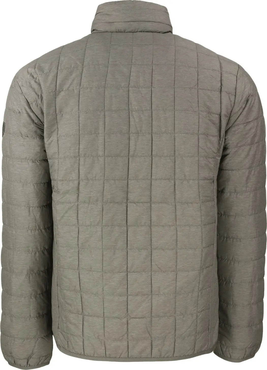 Cutter & Buck Mco00018 Rainier Primaloft® Mens Eco Insulated Full Zip Puffer Jacket - Poplar Melange