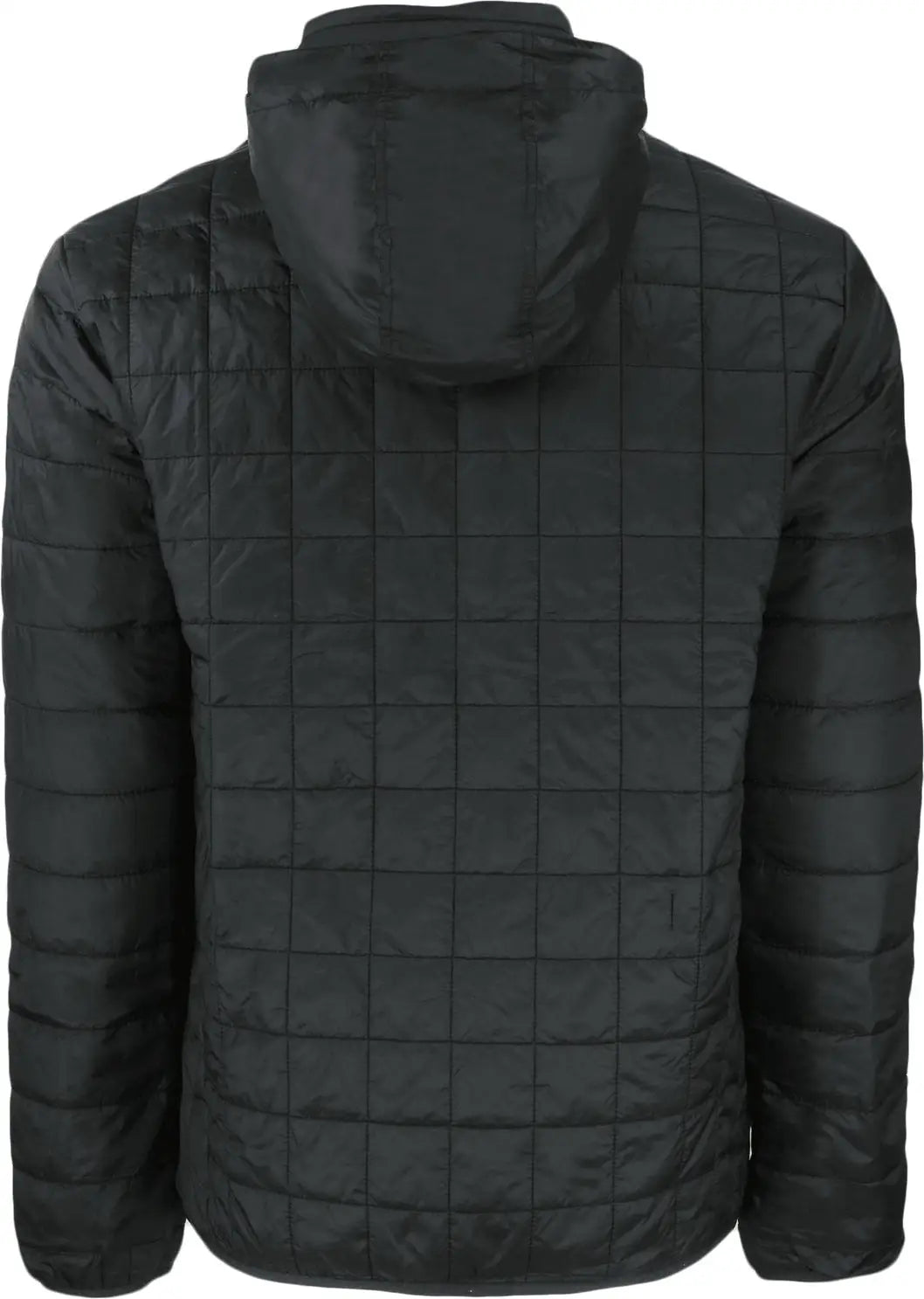 Cutter & Buck Mco00018 Rainier Primaloft® Mens Eco Insulated Full Zip Puffer Jacket - Black