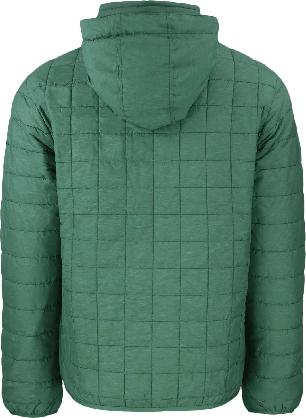 Cutter & Buck Mco00018 Rainier Primaloft® Mens Eco Insulated Full Zip Puffer Jacket - Hunter Melange
