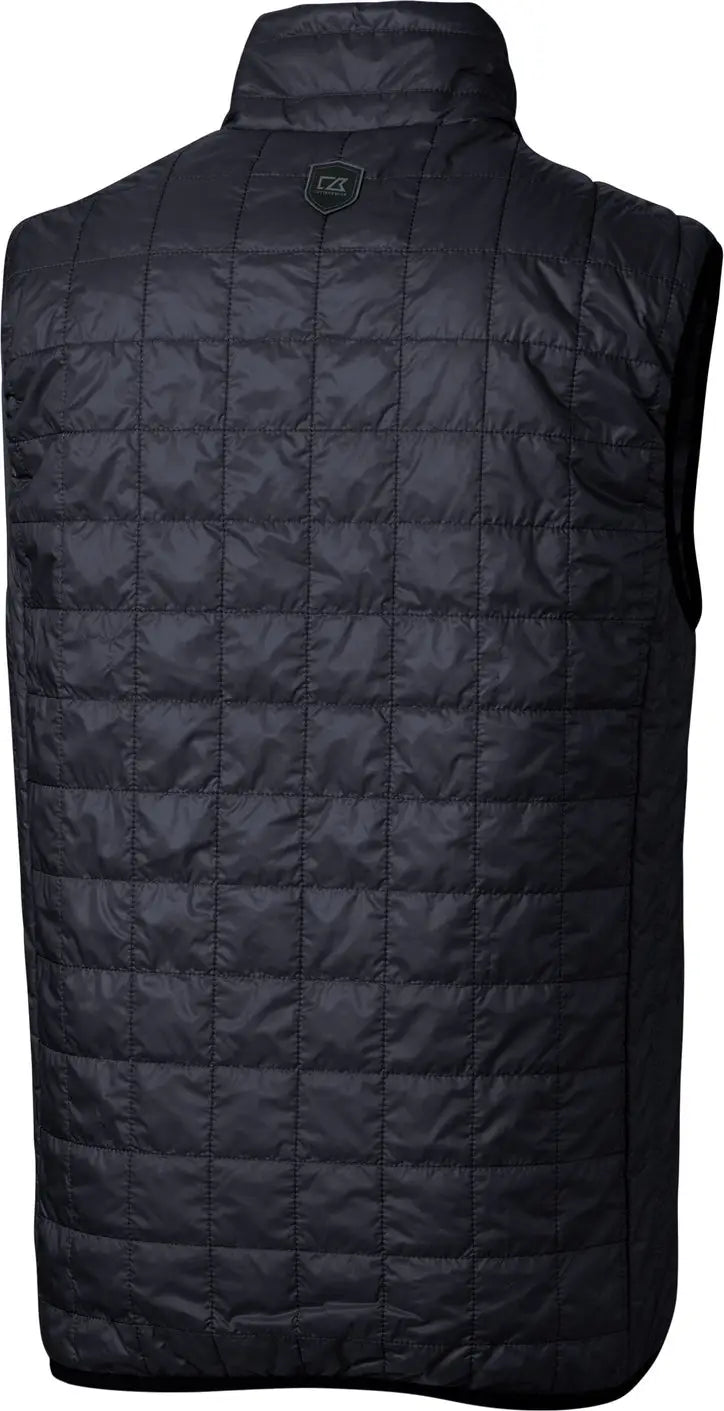 Cutter & Buck Mco00019 Rainier Primaloft® Mens Eco Insulated Full Zip Puffer Vest - Dark Navy