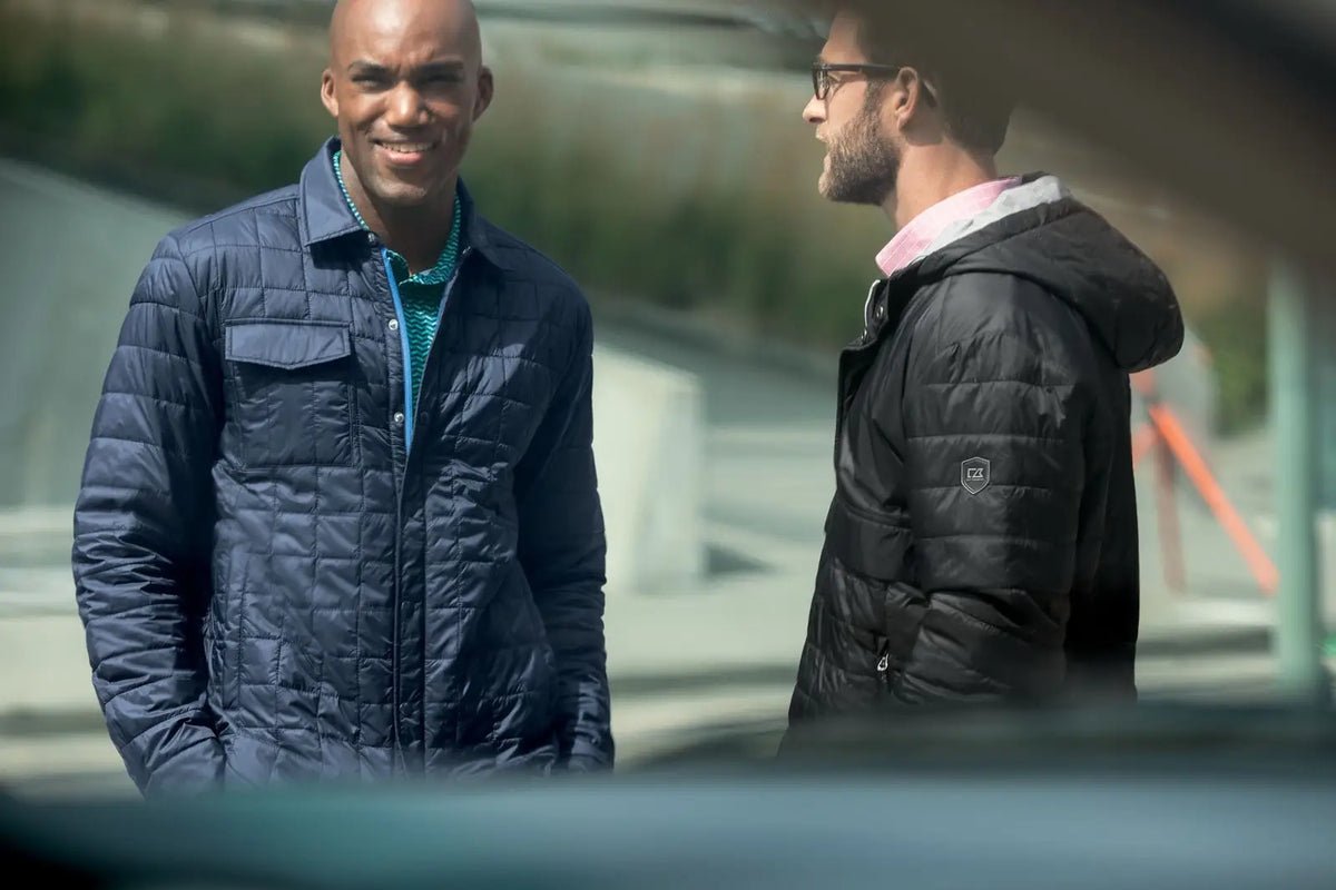 Cutter & Buck Mco00032 Rainier Primaloft® Mens Eco Insulated Quilted Shirt Jacket - Dark Navy