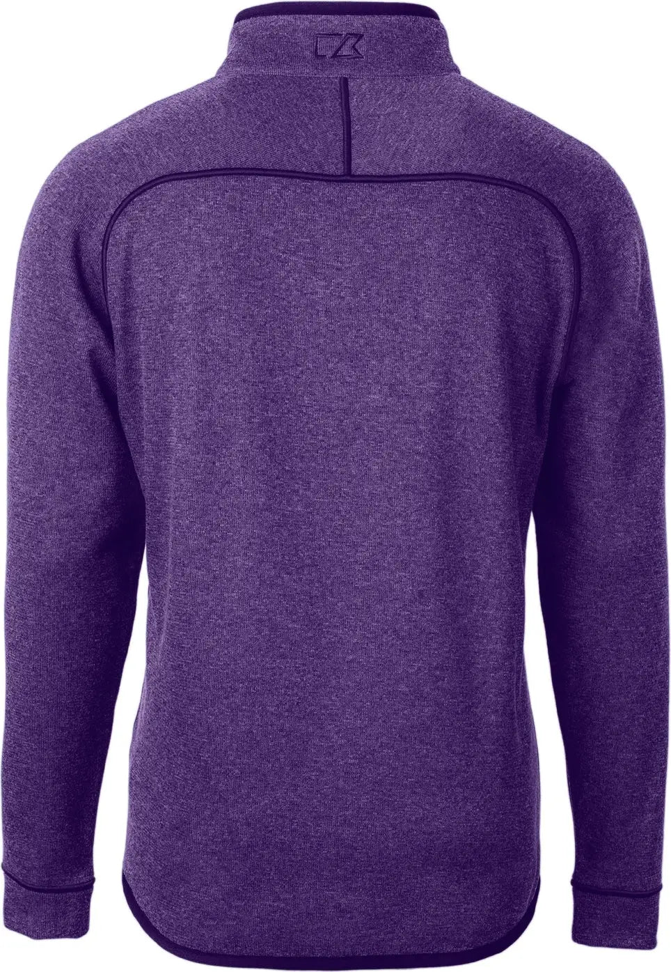 Cutter & Buck Mco00049 Mainsail Sweater-knit Mens Half Zip Pullover Jacket - College Purple Heather