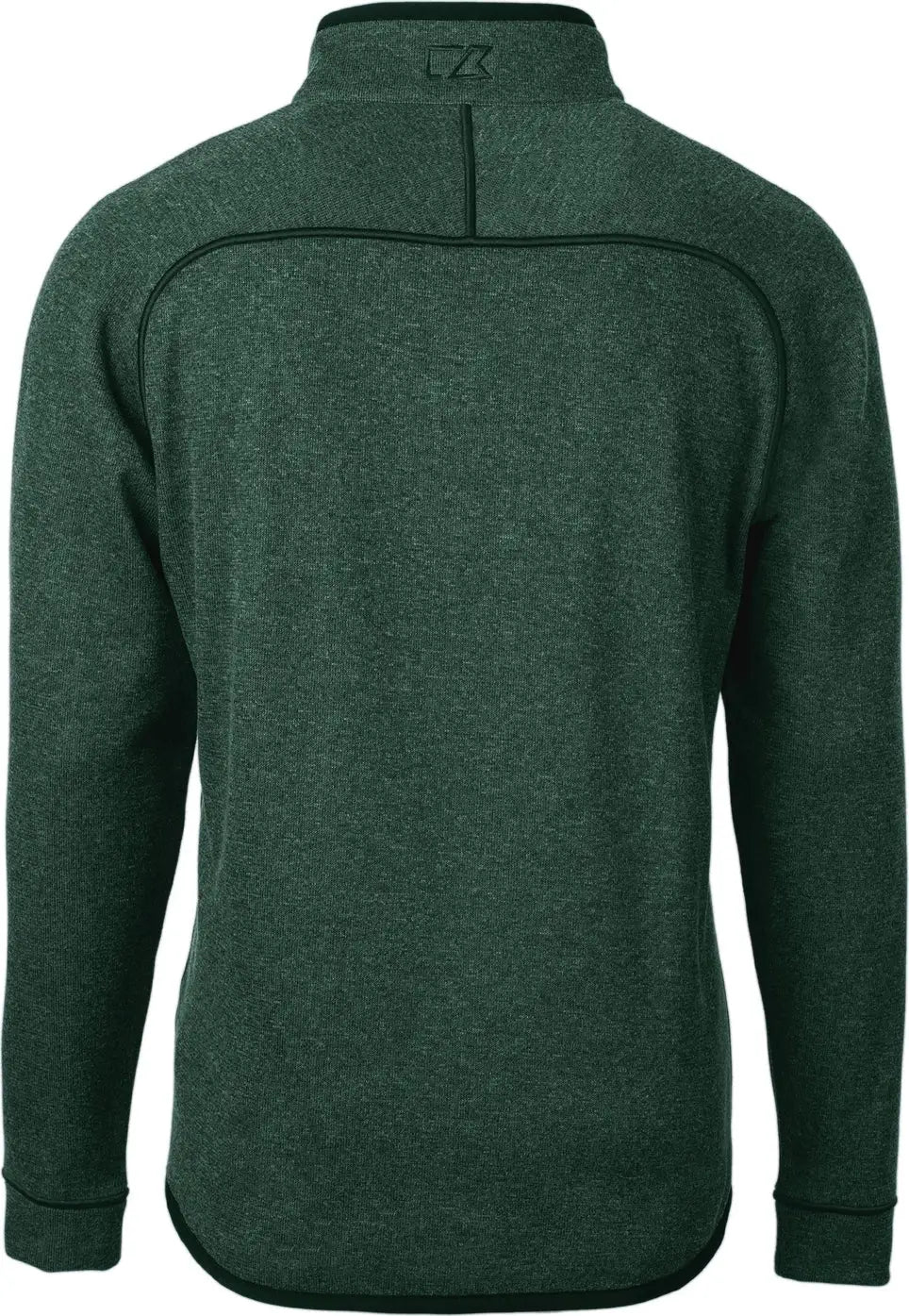 Cutter & Buck Mco00049 Mainsail Sweater-knit Mens Half Zip Pullover Jacket - Hunter Heather
