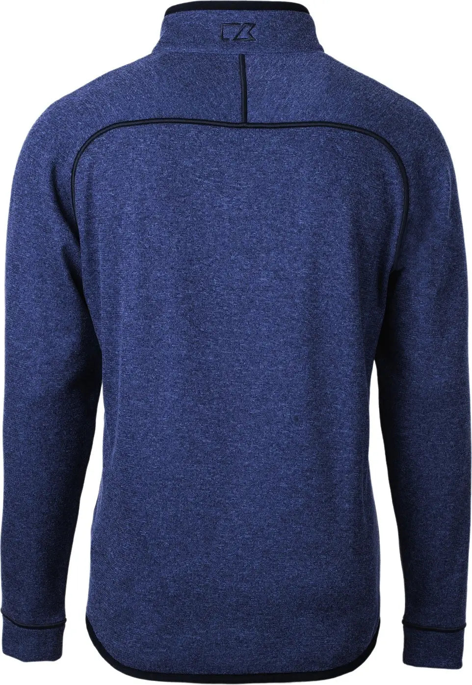 Cutter & Buck Mco00049 Mainsail Sweater-knit Mens Half Zip Pullover Jacket - Tour Blue Heather