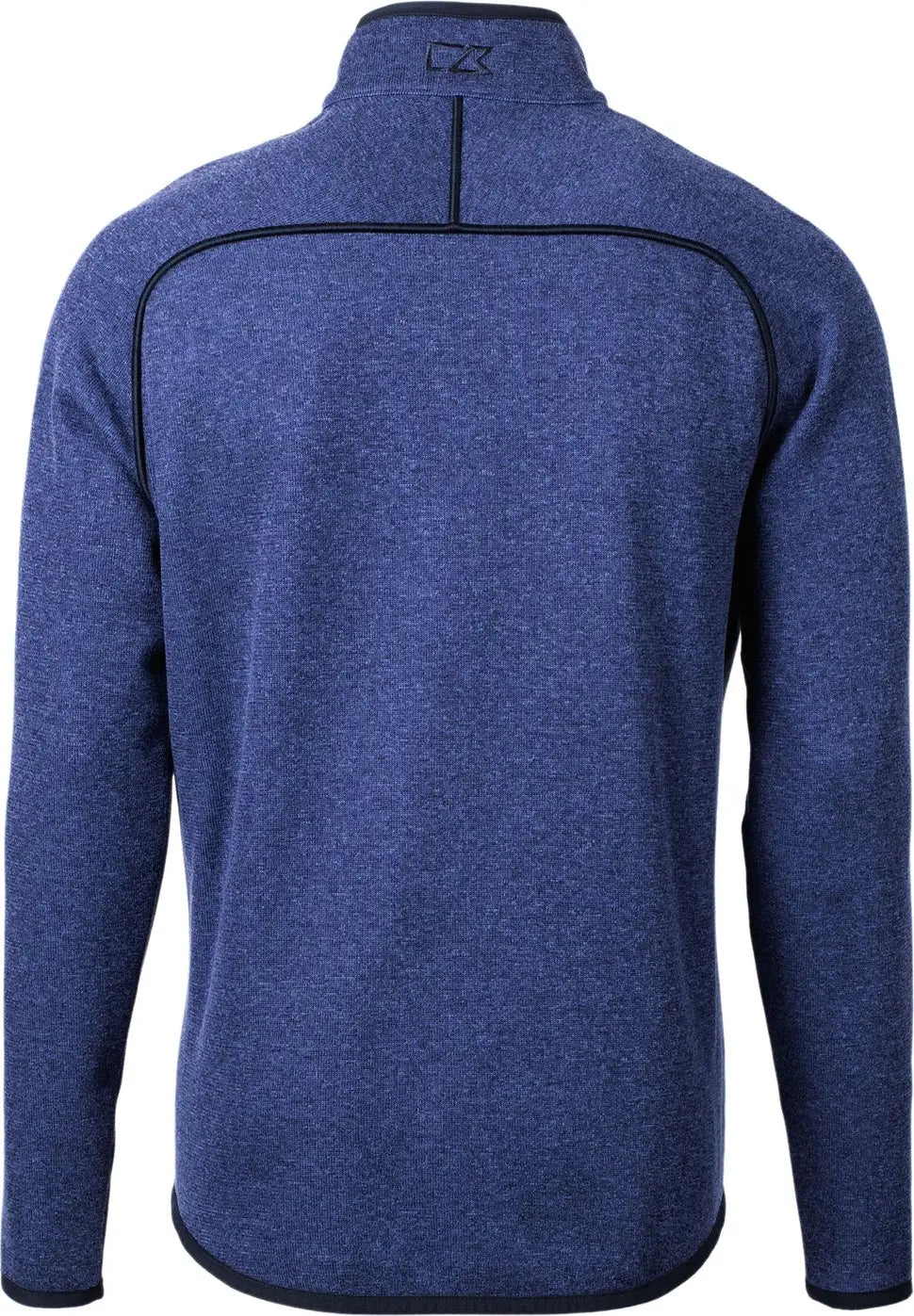 Cutter & Buck Mco00050 Mainsail Sweater-knit Mens Full Zip Jacket - Tour Blue Heather - Adult s