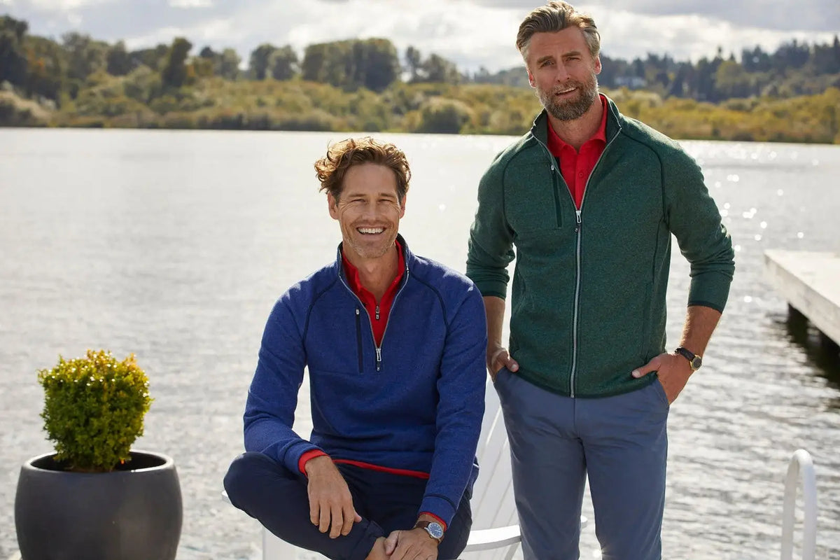 Cutter & Buck Mco00050 Mainsail Sweater-knit Mens Full Zip Jacket - Hunter Heather