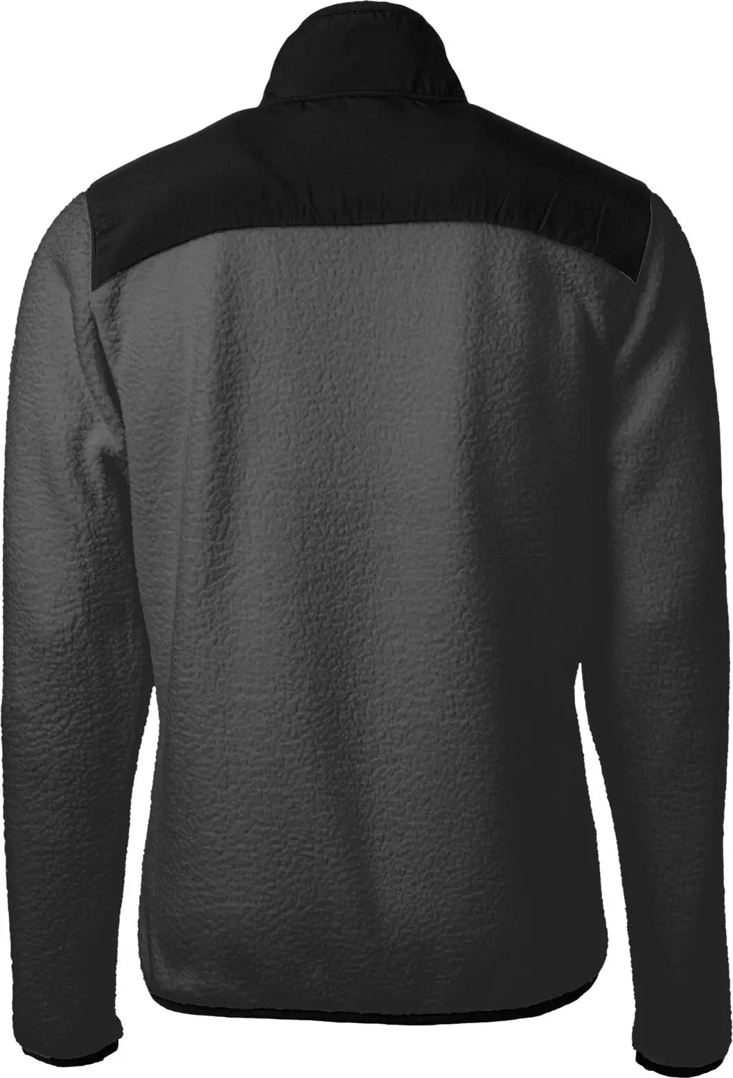 Cutter & Buck Mco00070 Cascade Eco Fleece Mens Full Zip Jacket - Elemental Gray Black