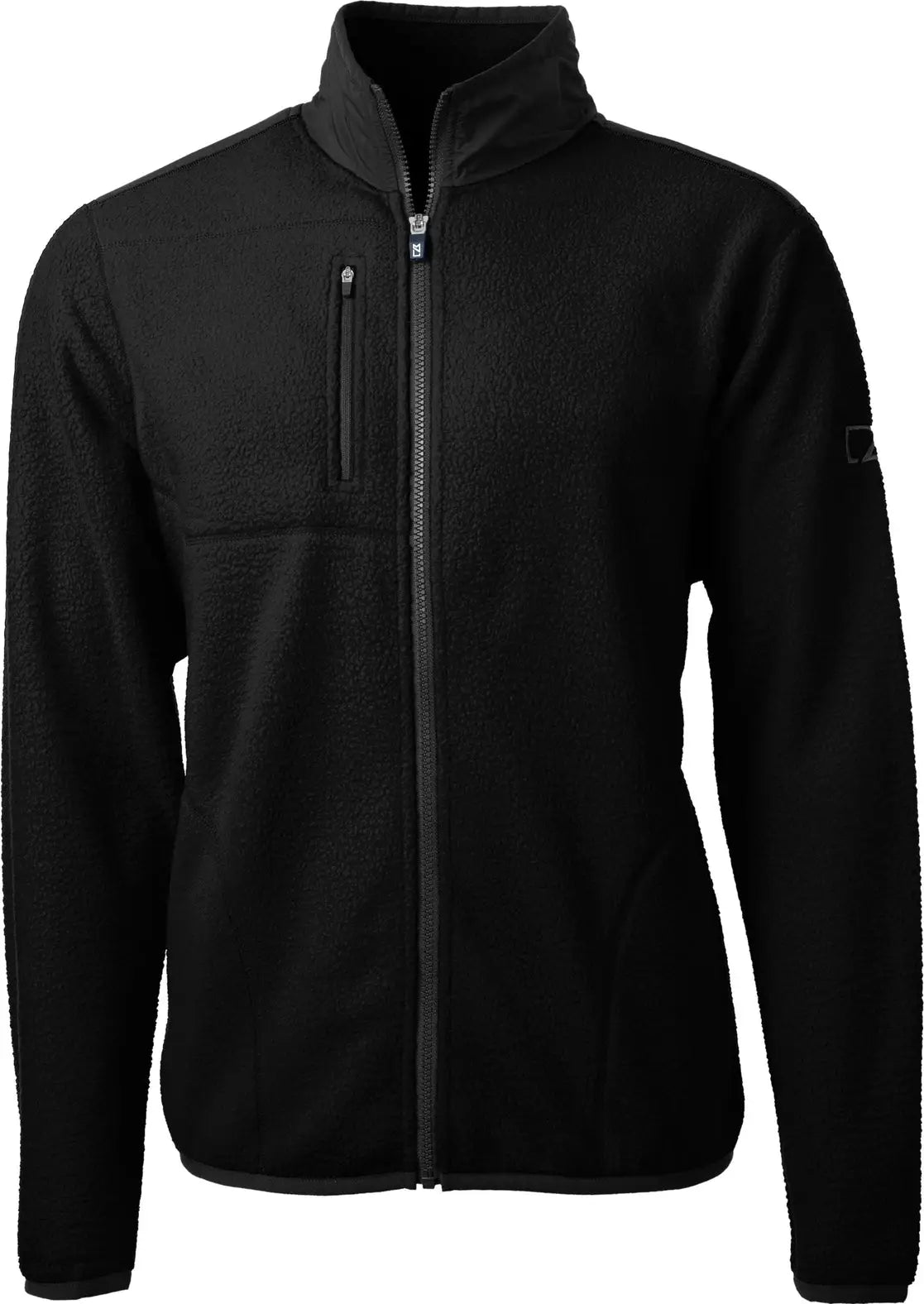 Cutter & Buck Mco00070 Cascade Eco Fleece Mens Full Zip Jacket - Black