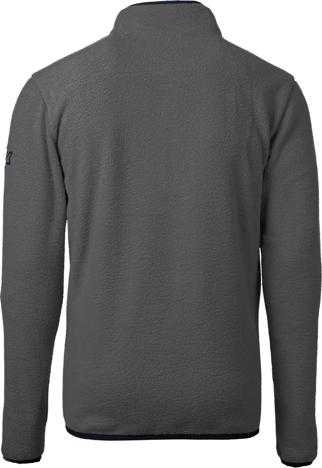 Cutter & Buck Mco00071 Cascade Eco Fleece Mens Quarter Zip - Elemental Gray Black