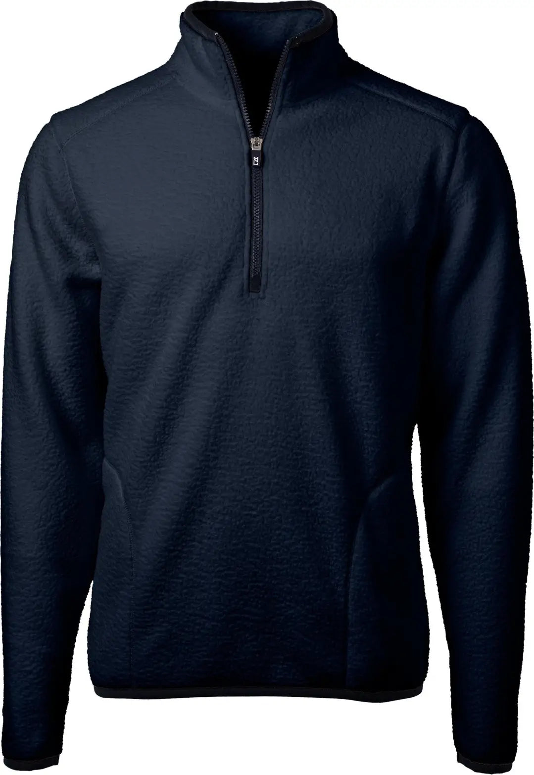 Cutter & Buck Mco00071 Cascade Eco Fleece Mens Quarter Zip - Navy Blue