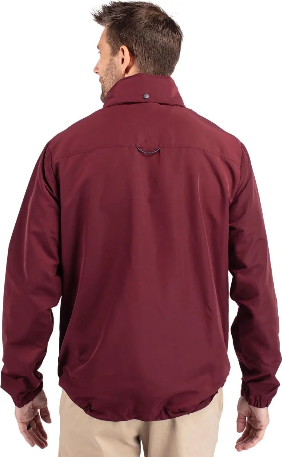 Cutter & Buck Mco00073 Charter Eco Recycled Mens Full-zip Jacket - Bordeaux