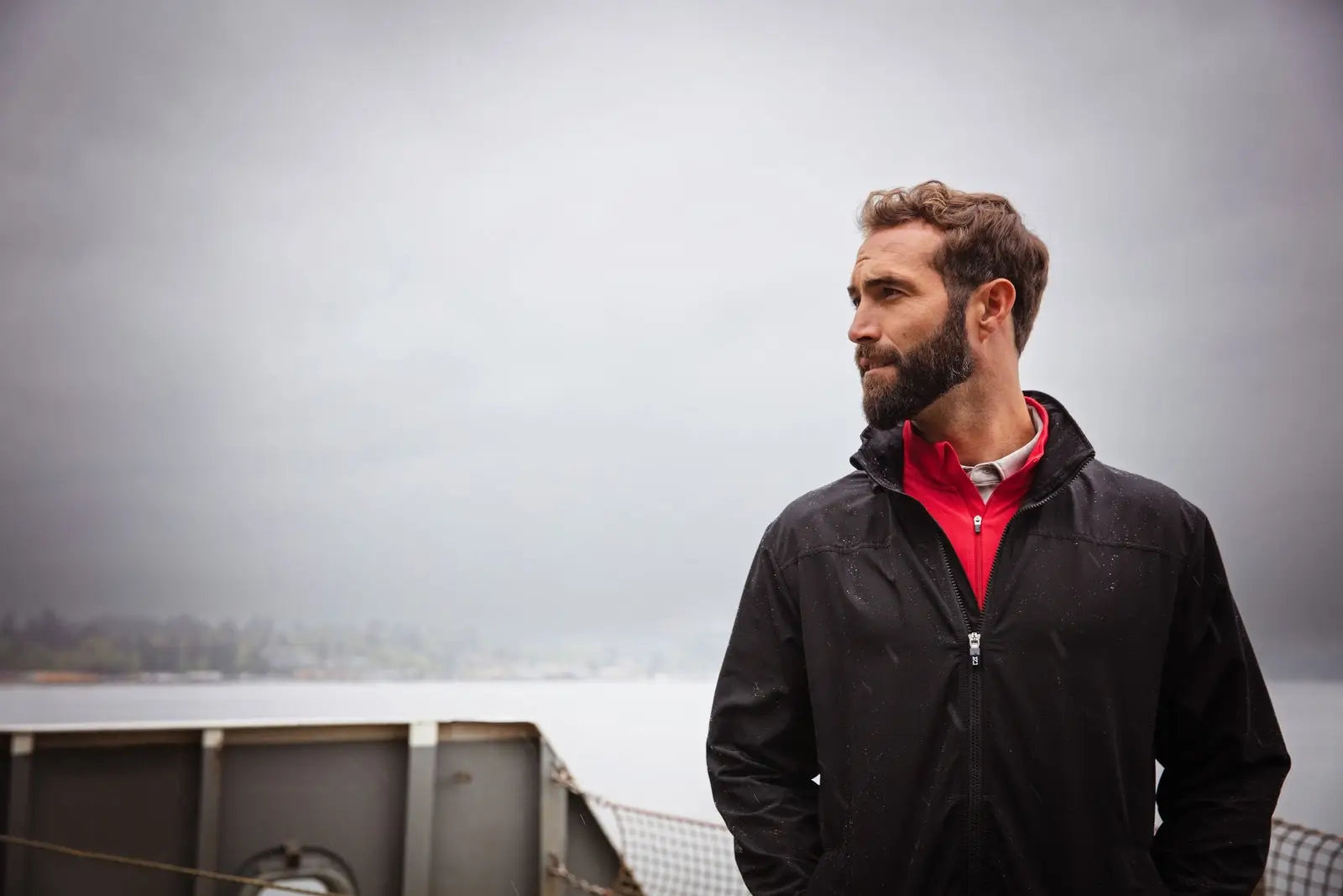 Cutter & Buck Mco00073 Charter Eco Recycled Mens Full-zip Jacket - Black - Adult s