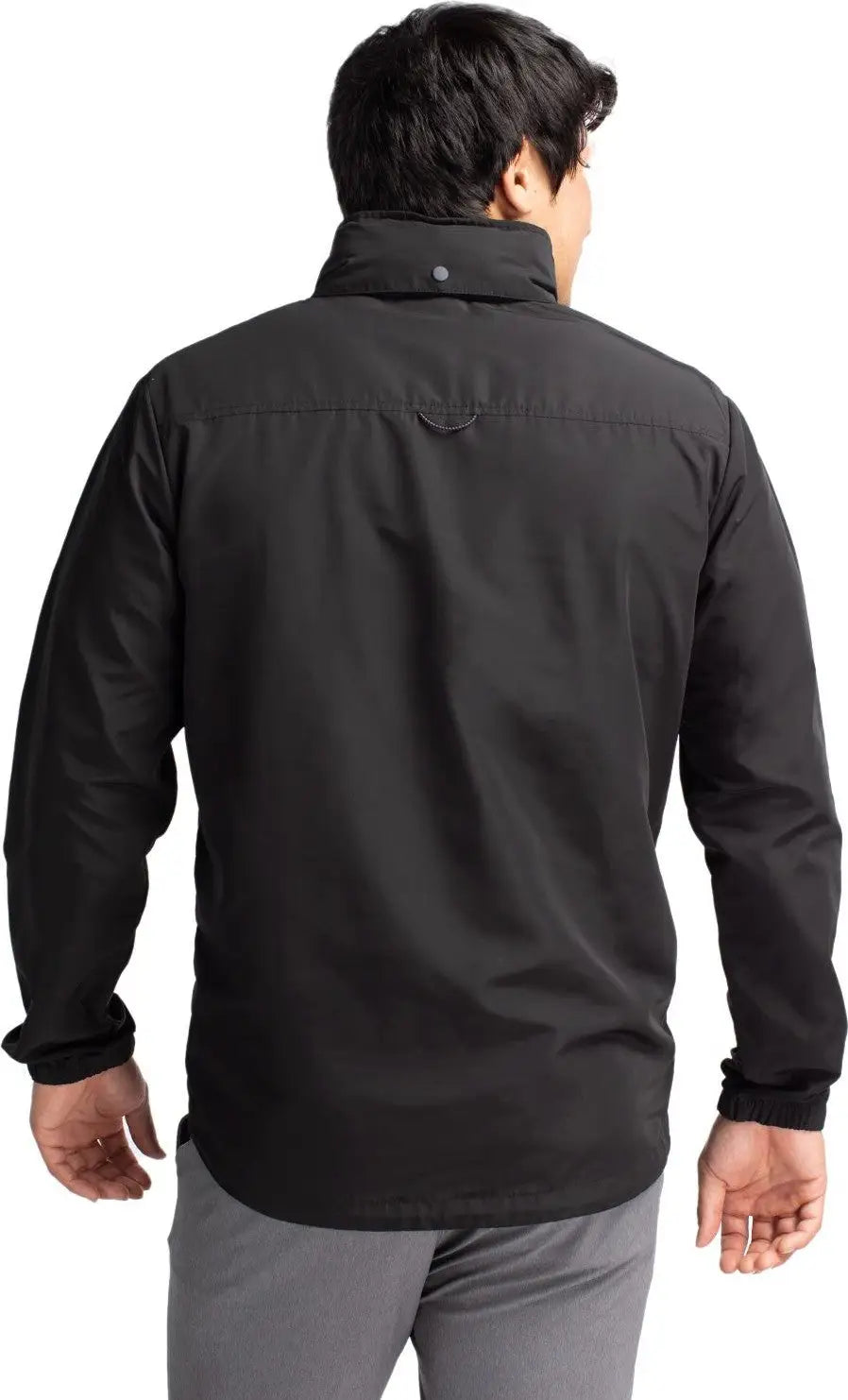 Cutter & Buck Mco00073 Charter Eco Recycled Mens Full-zip Jacket - Black