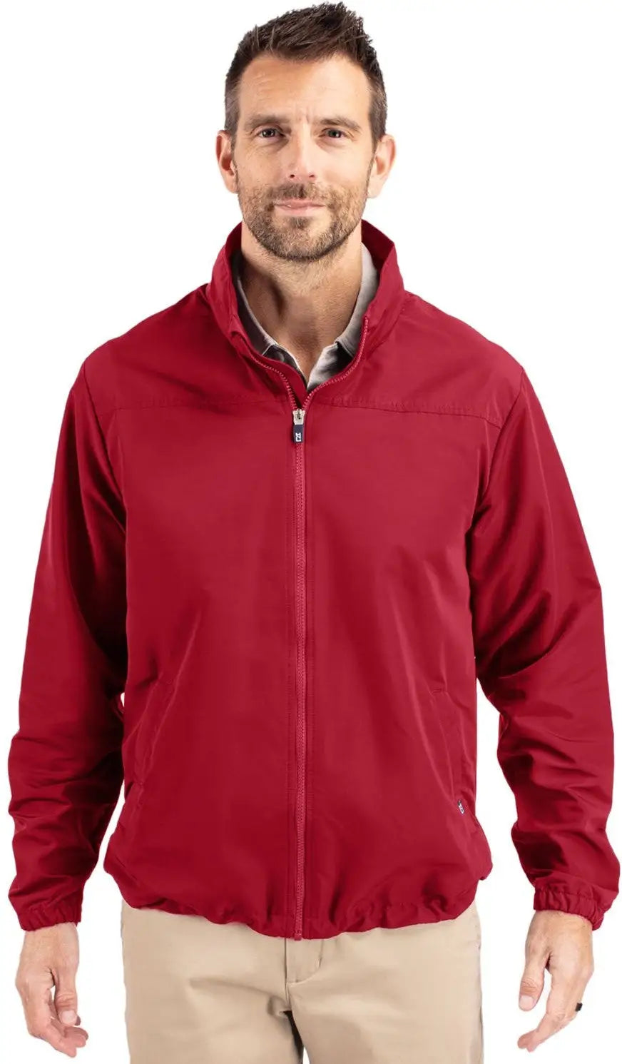 Cutter & Buck Mco00073 Charter Eco Recycled Mens Full-zip Jacket - Cardinal Red - Adult s