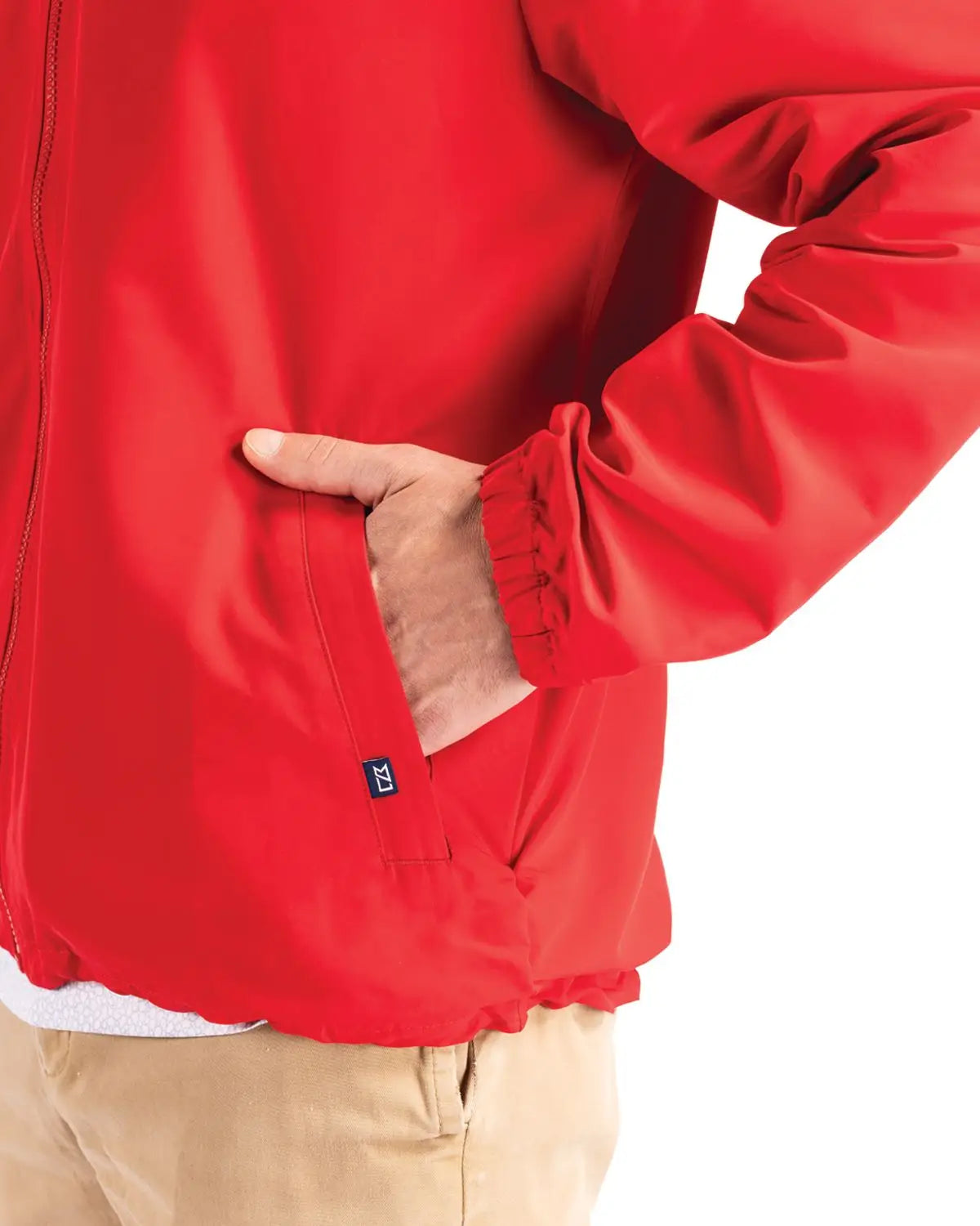Cutter & Buck Mco00073 Charter Eco Recycled Mens Full-zip Jacket - Red