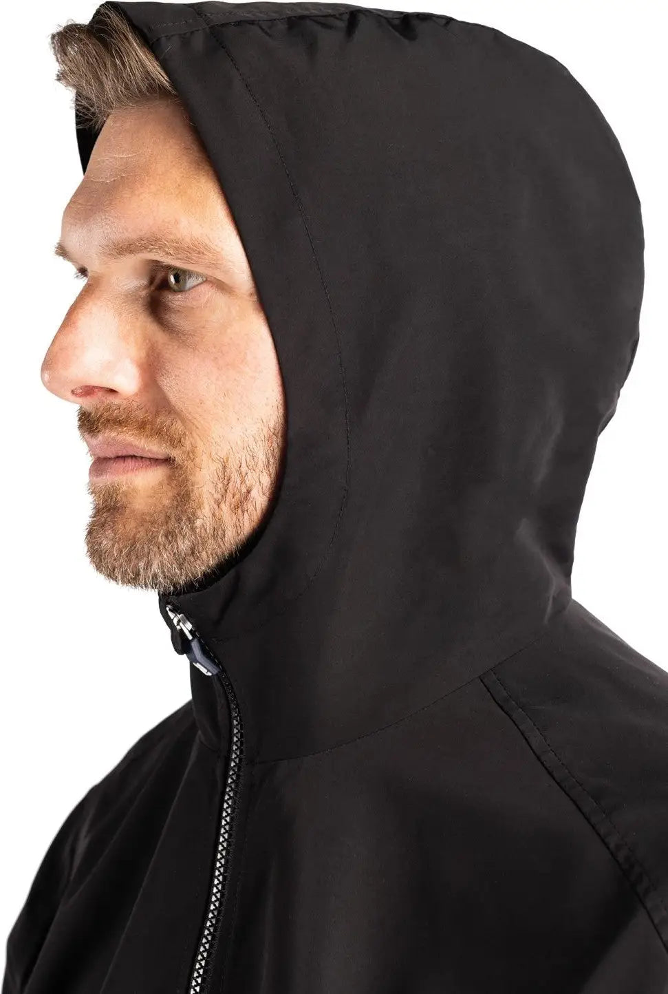 Cutter & Buck Mco00074 Charter Eco Recycled Mens Anorak Jacket - Black