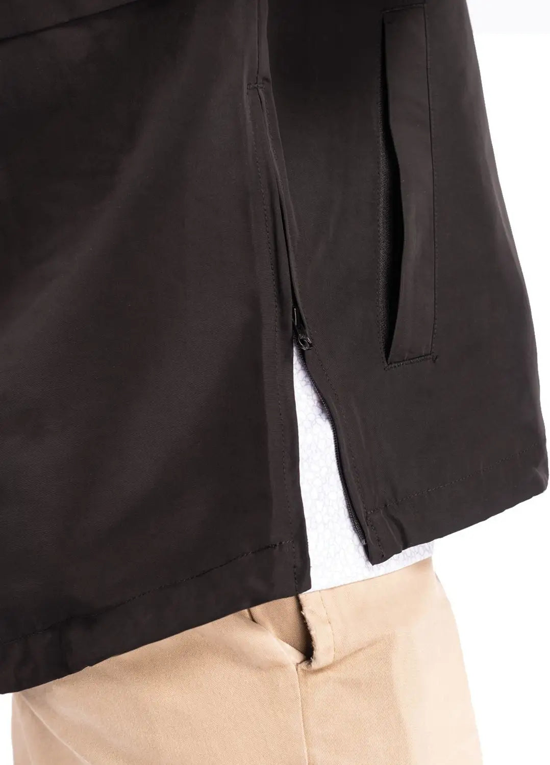 Cutter & Buck Mco00074 Charter Eco Recycled Mens Anorak Jacket - Black