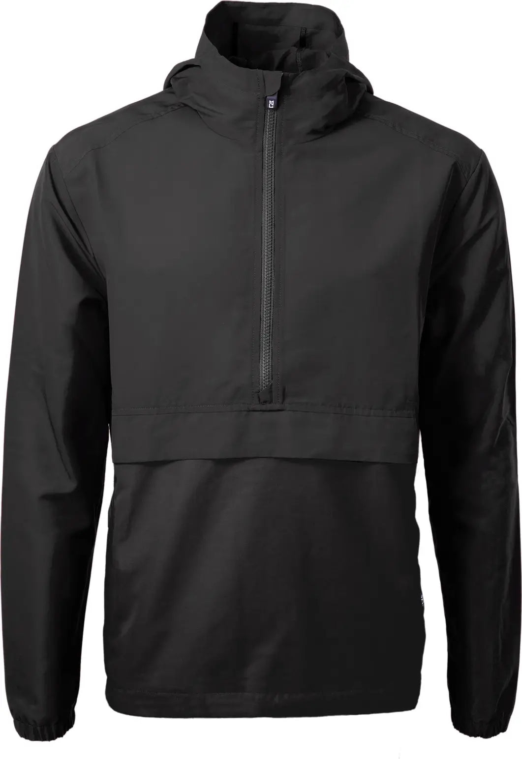 Cutter & Buck Mco00074 Charter Eco Recycled Mens Anorak Jacket - Black